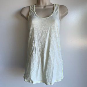 Lululemon Light Yellow Racerback Tank Top Small